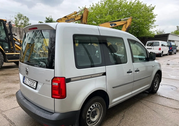 Volkswagen Caddy cena 60024 przebieg: 100120, rok produkcji 2017 z Legnica małe 16